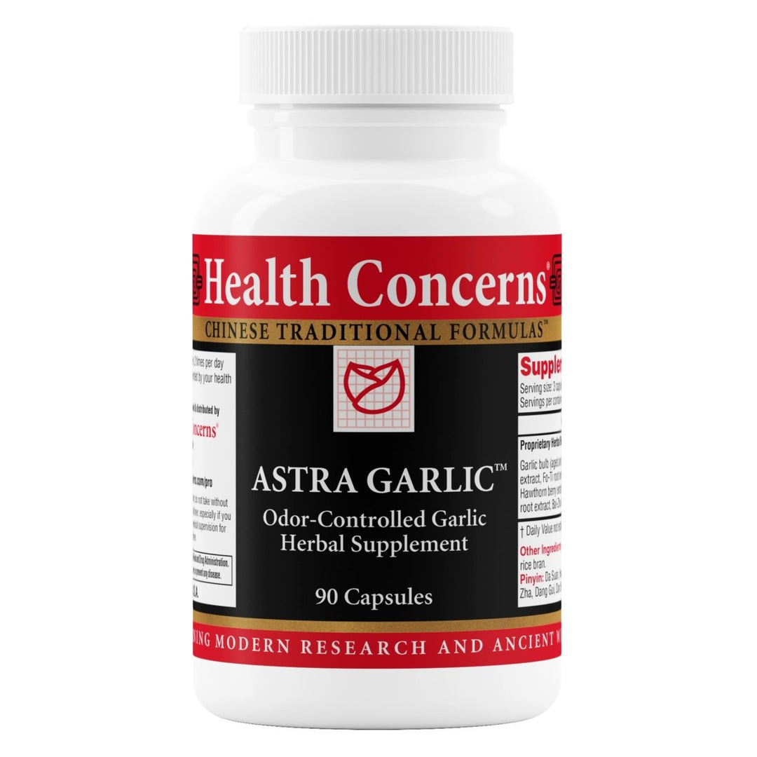 Health Concerns Astra Garlic - Blood Health Support - Garlic Supplement - 90 Capsules - The Oasis of Health