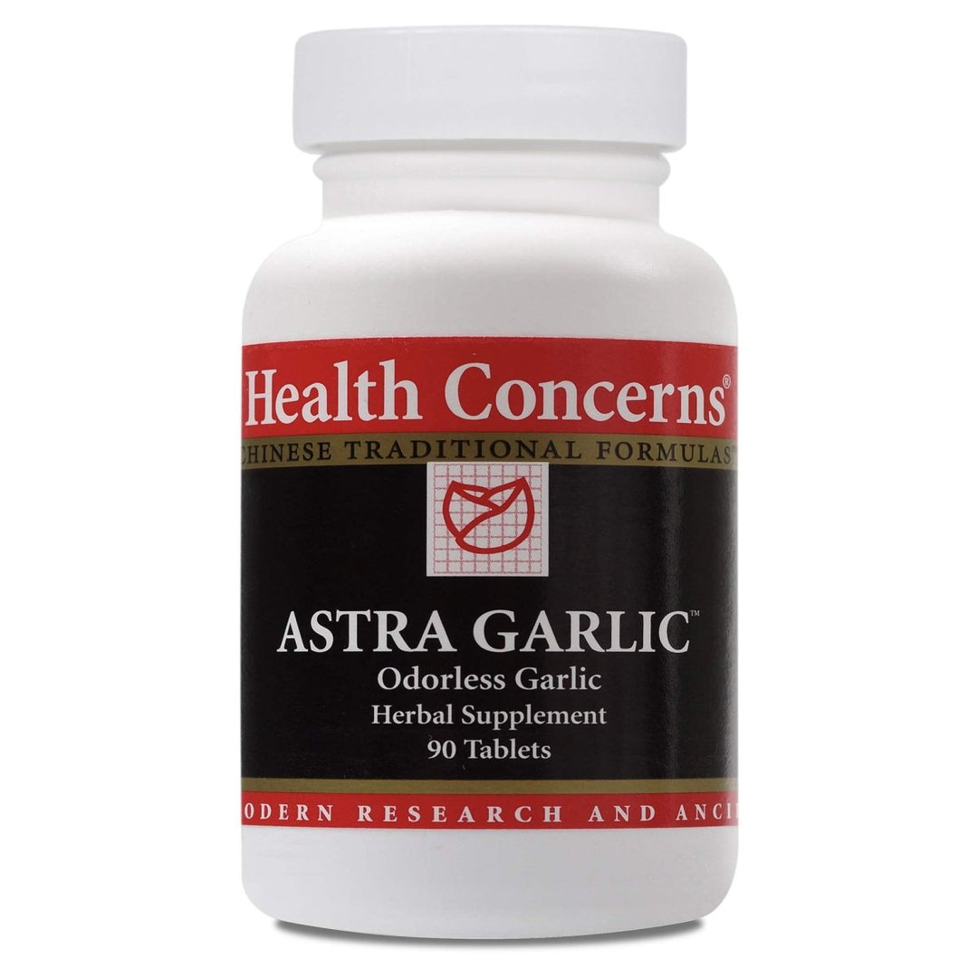 Health Concerns - Astra Garlic - Odorless Garlic Chinese Herbal Supplement - Cardiovascular System Support - with Odorless Garlic Bulb - 90 Count - The Oasis of Health