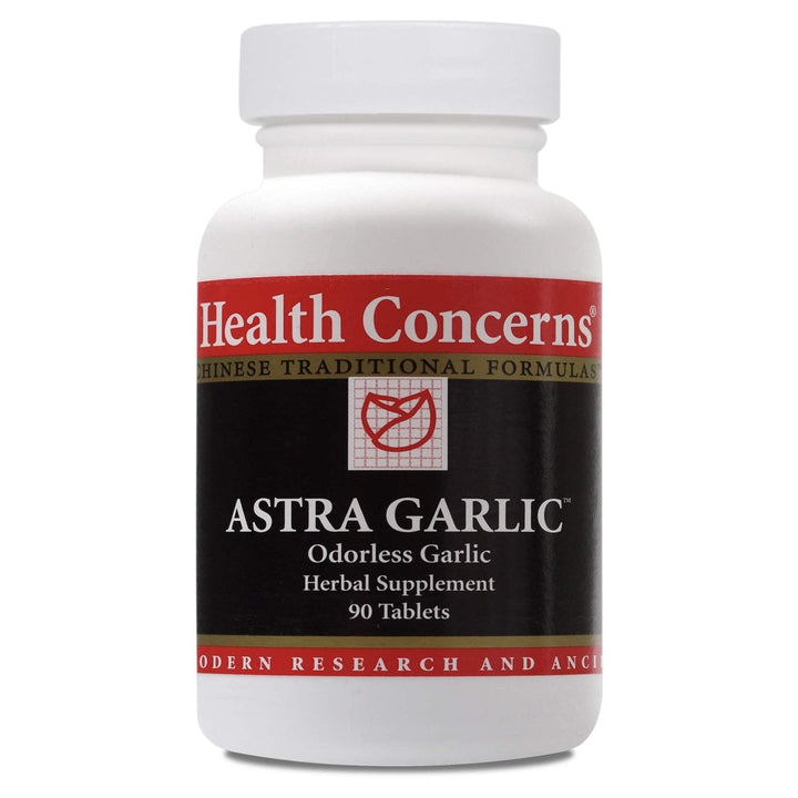 Health Concerns - Astra Garlic - Odorless Garlic Chinese Herbal Supplement - Cardiovascular System Support - with Odorless Garlic Bulb - 90 Count - The Oasis of Health