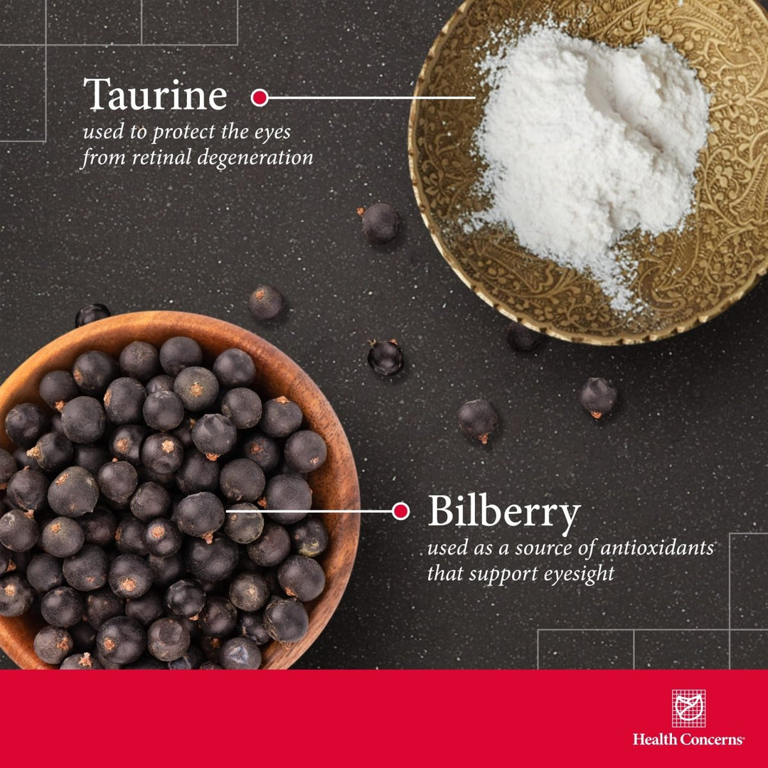 Health Concerns Bil Lutein - Eye Health & Eye Support Supplements - 60 Capsules - The Oasis of Health