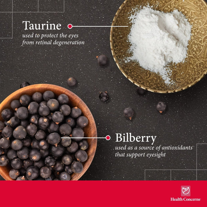 Health Concerns Bil Lutein - Eye Health & Eye Support Supplements - 60 Capsules - The Oasis of Health