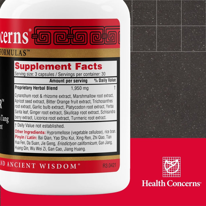 Health Concerns Clear Air - Lung Health & Respiratory Support Supplement - 90 Capsules - The Oasis of Health