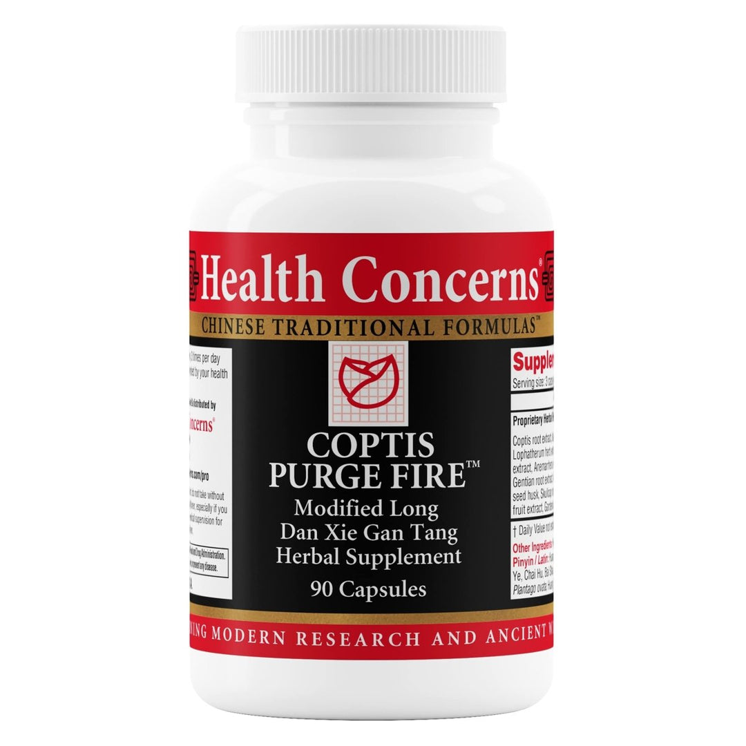 Health Concerns Coptis Purge Fire 90 Capsules - The Oasis of Health