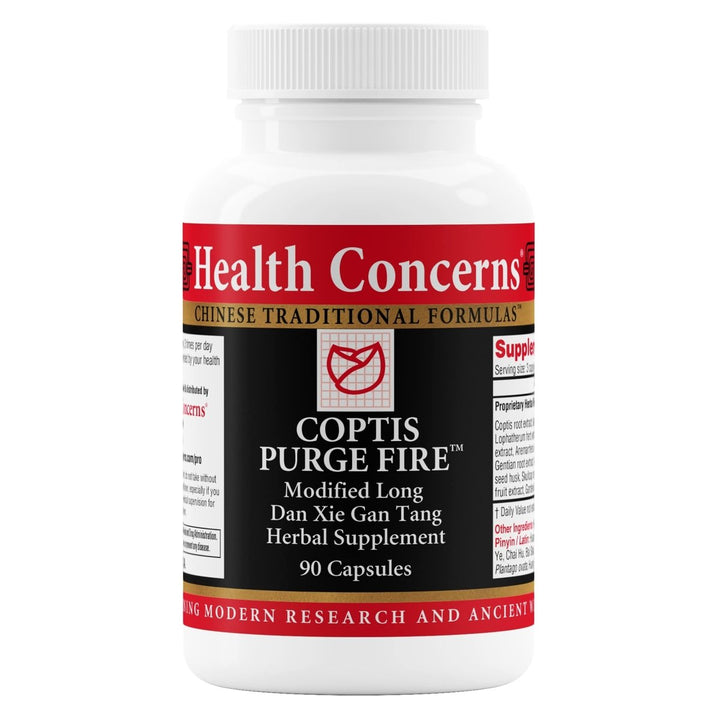 Health Concerns Coptis Purge Fire 90 Capsules - The Oasis of Health
