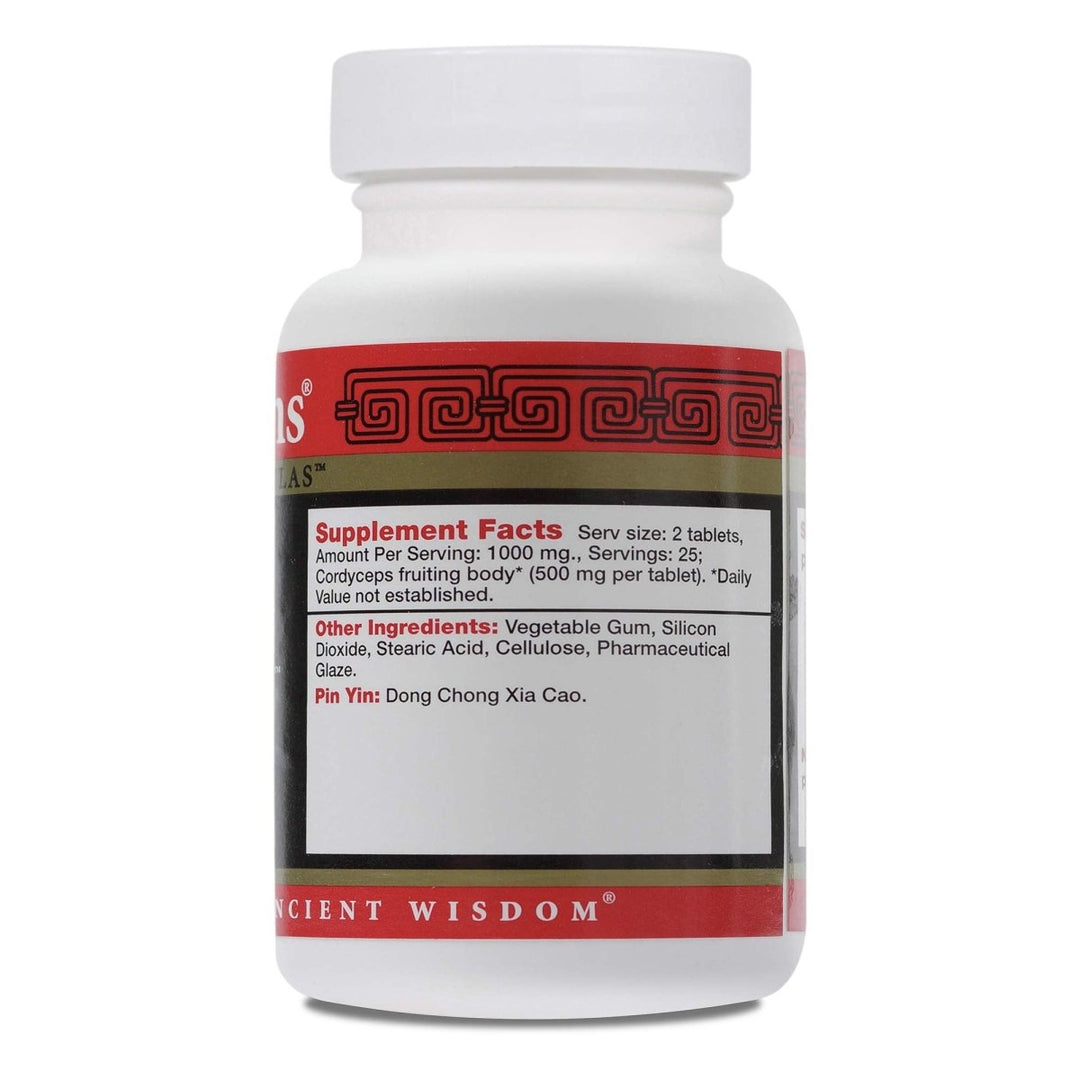 Health Concerns - Cordyceps PS - Dong Chong Xia Cao Herbal Supplement - 50 Tablets - The Oasis of Health