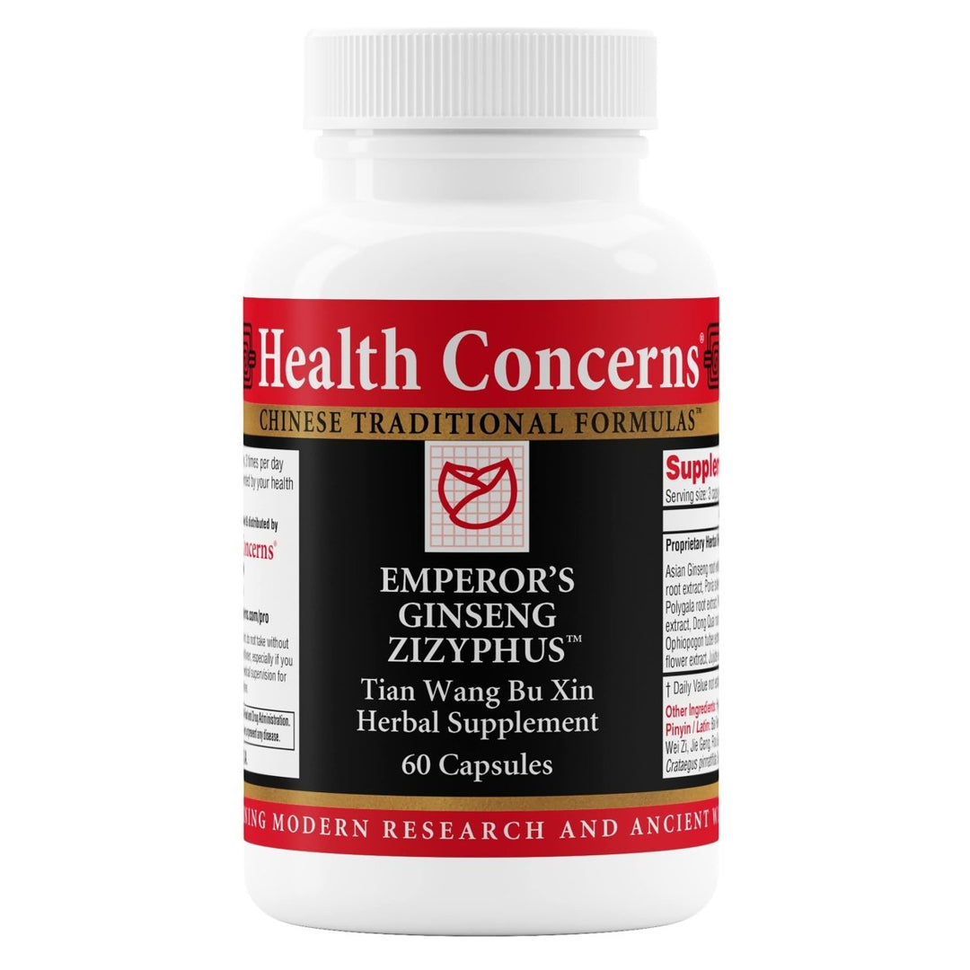 Health Concerns Emperor's Ginseng Zizyphus - Energy & Focus Supplement - Menopause Aid - 60 Capsules - The Oasis of Health