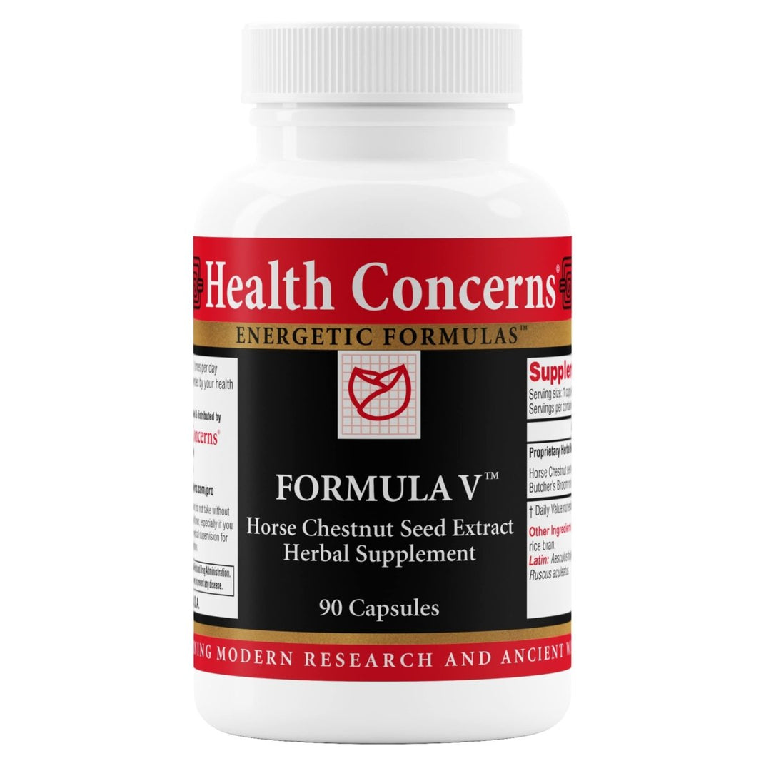 Health Concerns Formula V - Blood Health & Circulation Supplement - Aids Blood Vessels - 90 Capsules - The Oasis of Health