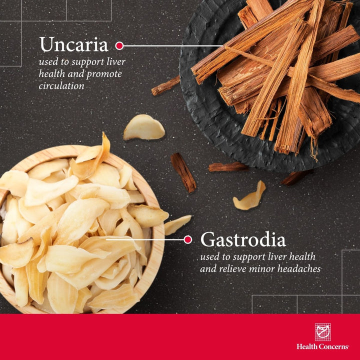 Health Concerns Gastrodia Relieve Wind 90 Count - The Oasis of Health