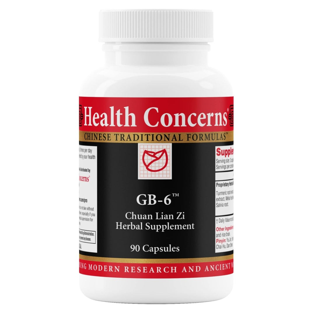 Health Concerns GB - 6 - Gallbladder Support & Liver Health Supplement - 90 Capsules - The Oasis of Health