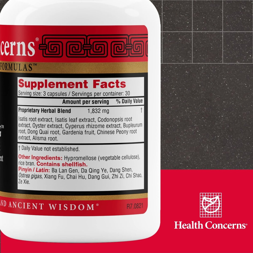 Health Concerns Isatis Cooling 90 Tablets - The Oasis of Health