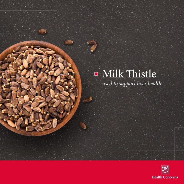 Health Concerns Milk Thistle 80 - Liver Health Supplement for Men & Women - 270 Capsules - The Oasis of Health