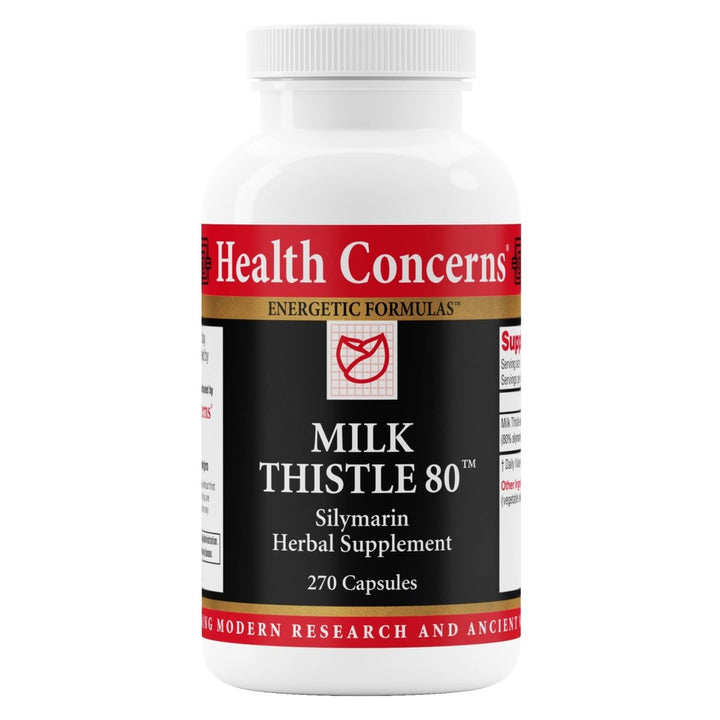 Health Concerns Milk Thistle 80 - Liver Health Supplement for Men & Women - 270 Capsules - The Oasis of Health