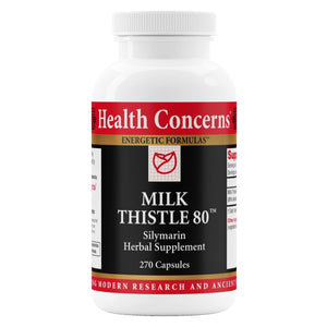 Health Concerns Milk Thistle 80 - Liver Health Supplement for Men & Women - 270 Capsules - The Oasis of Health