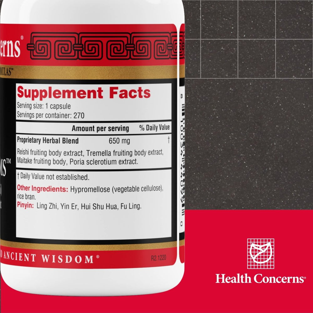 Health Concerns Power Mushrooms - Immunity System & Energy Boost Supplement - 270 Capsules - The Oasis of Health