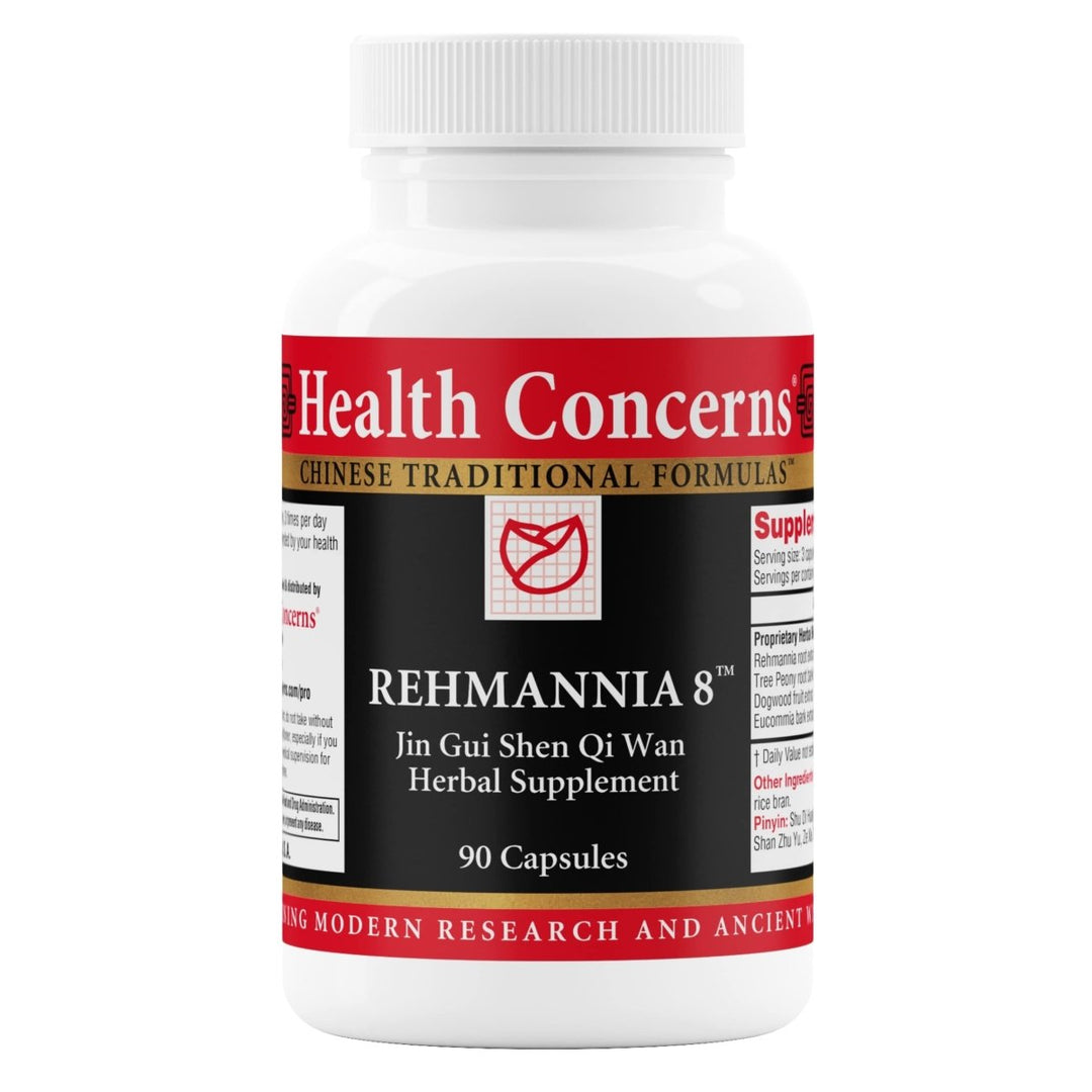 Health Concerns Rehmannia 8 - Back Discomfort & Urinary Tract Health for Women & Men - 90 Capsules - The Oasis of Health