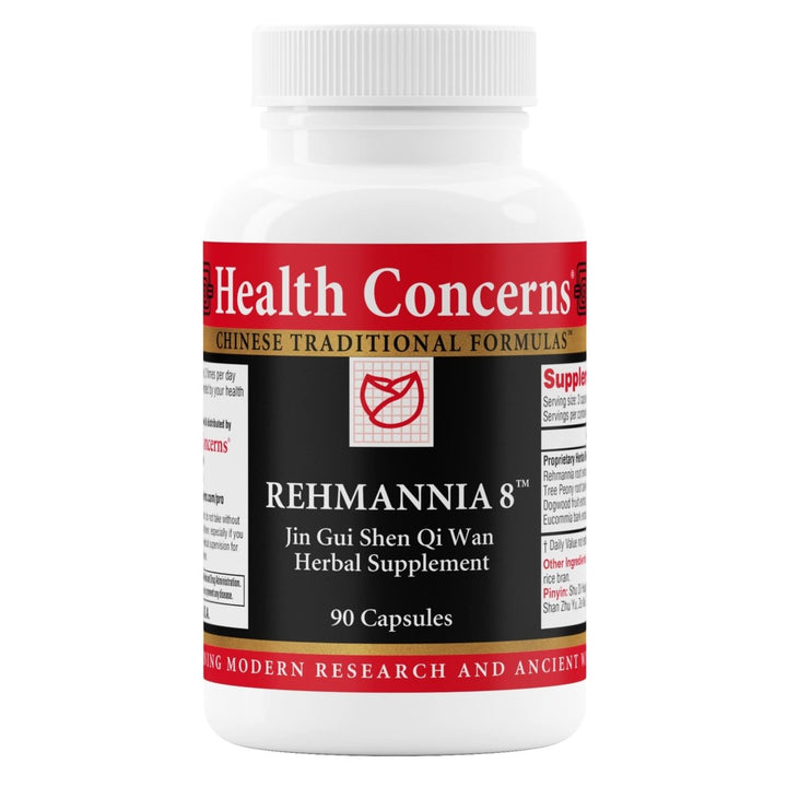Health Concerns Rehmannia 8 - Back Discomfort & Urinary Tract Health for Women & Men - 90 Capsules - The Oasis of Health