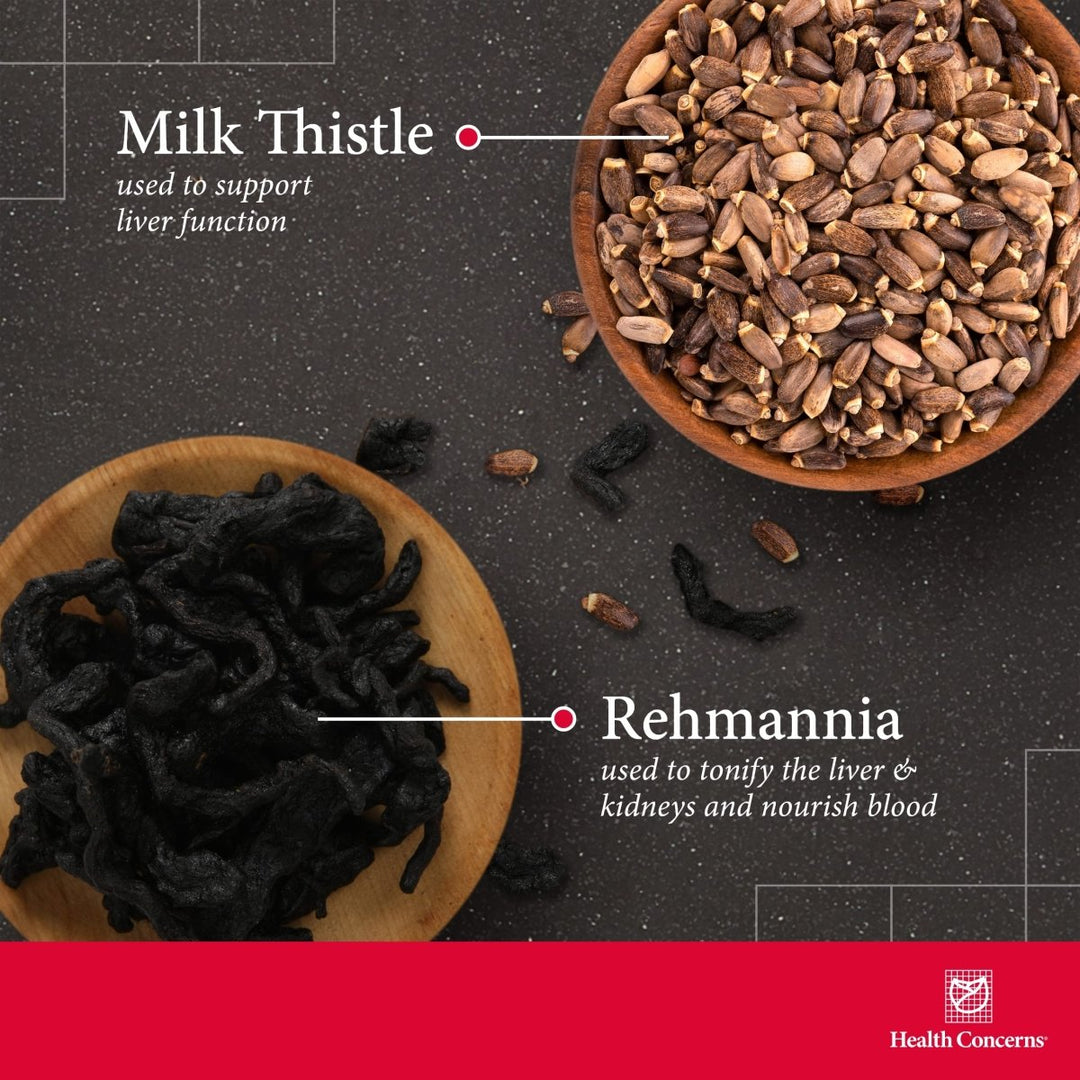 Health Concerns Rehmannia & Milk Thistle / Ecliptex 90 cap - The Oasis of Health