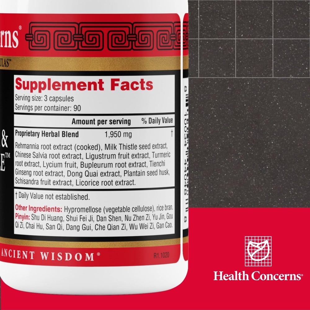 Health Concerns Rehmannia & Milk Thistle / Ecliptex 90 cap - The Oasis of Health