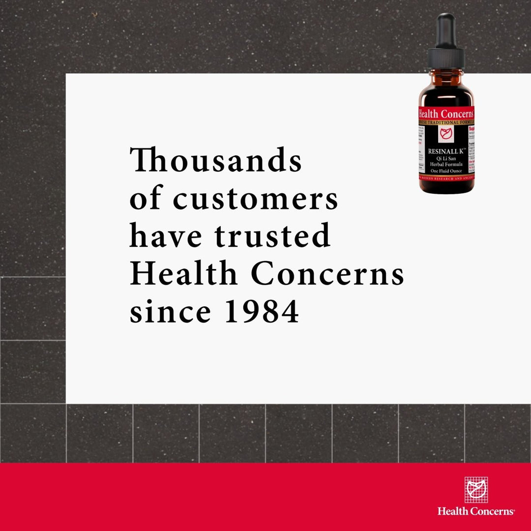 Health Concerns Resinall K - Energy Healing & Regeneration Support Formula - 1 fl oz - The Oasis of Health