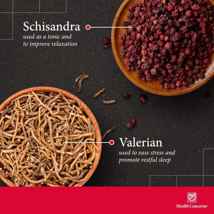 Health Concerns Schisandra Dreams - Calm Aid and Sleep Support Supplement - 90 Capsules - The Oasis of Health