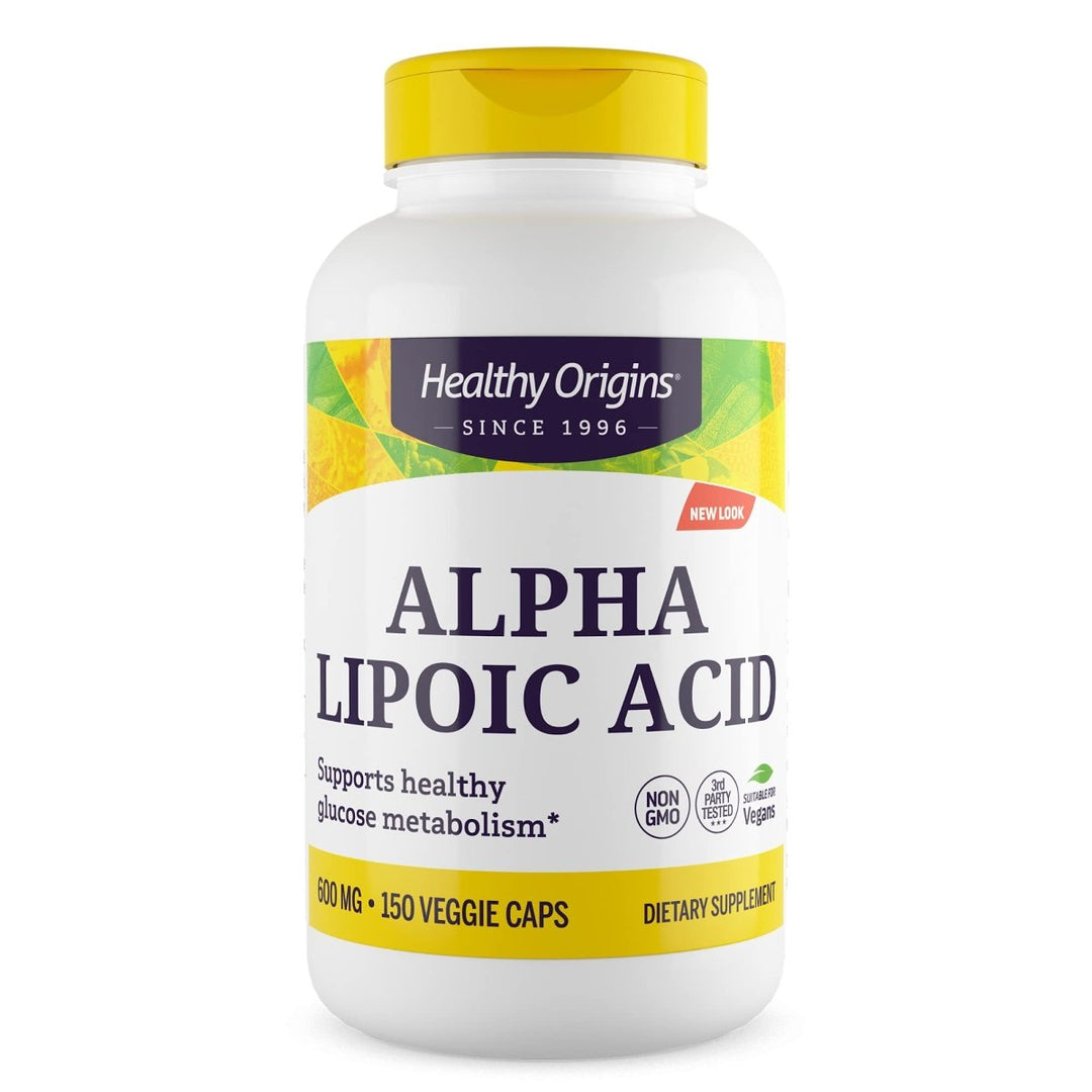 Healthy Origins - Alpha Lipoic Acid 600 mg. - 150 Capsules - The Oasis of Health