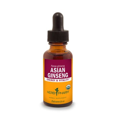 Herb Pharm Asain Ginseng Alcohol Free 1oz - The Oasis of Health