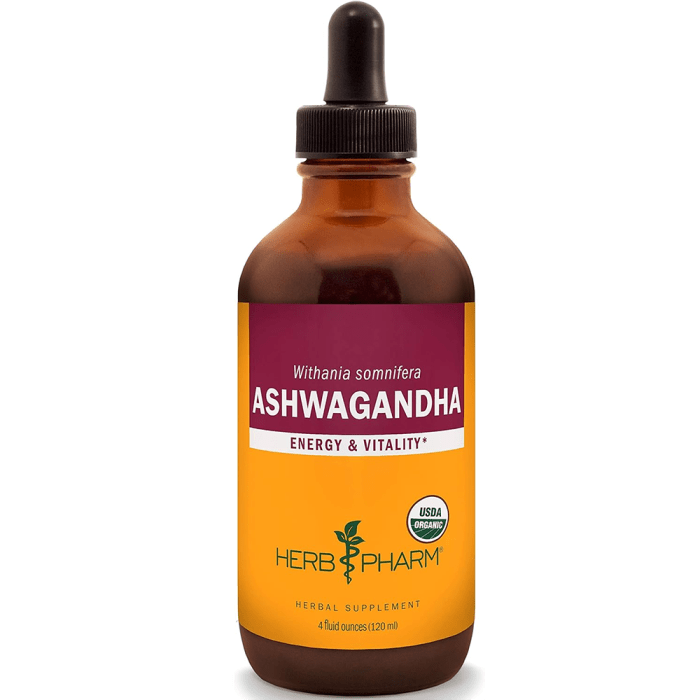 Herb Pharm Ashwagandha 4oz - The Oasis of Health