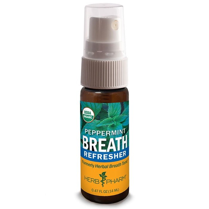 Herb Pharm Breath Refresher Peppermint .47 oz - 6 pack - The Oasis of Health