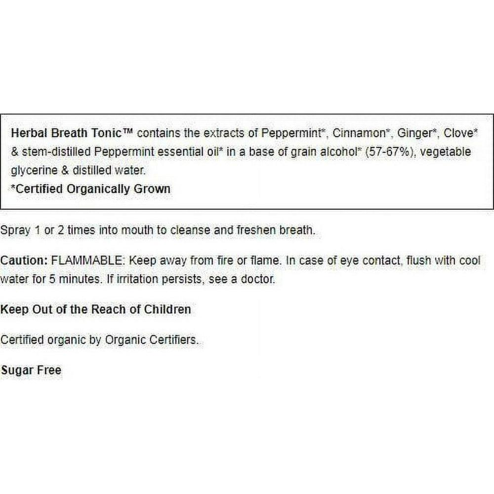 Herb Pharm Breath Refresher Peppermint .47 oz - The Oasis of Health