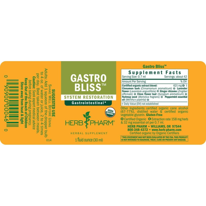 Herb Pharm Gastro Calm 1oz - The Oasis of Health