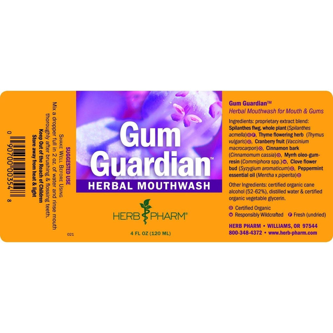Herb Pharm Gum Guardian 4oz - The Oasis of Health