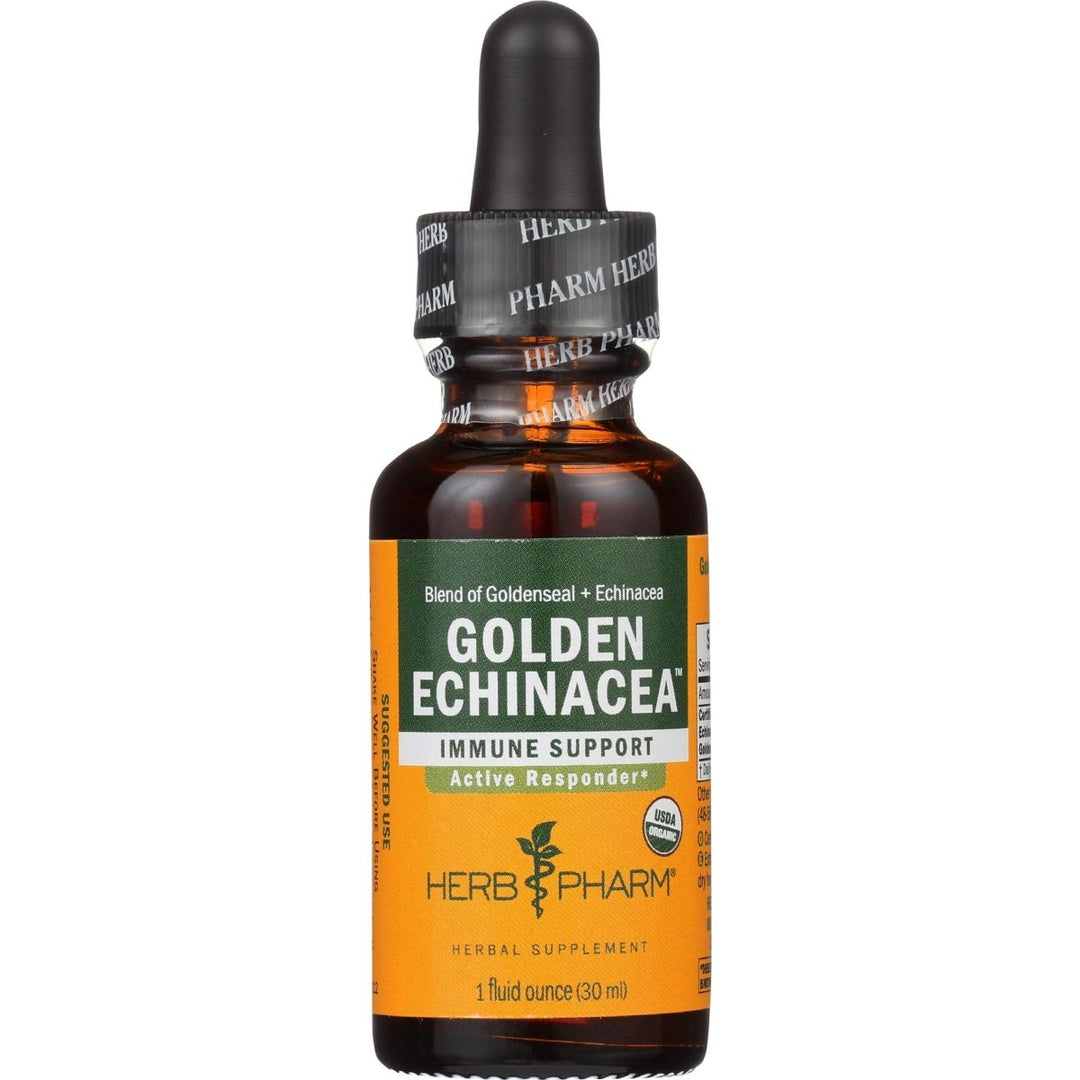 HERB PHARM Organic Golden Echinacea, 1 FZ - The Oasis of Health