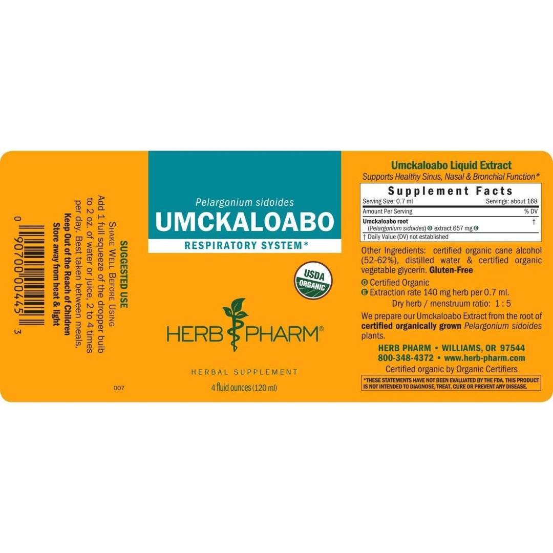Herb Pharm Umckaloabo 4oz - The Oasis of Health