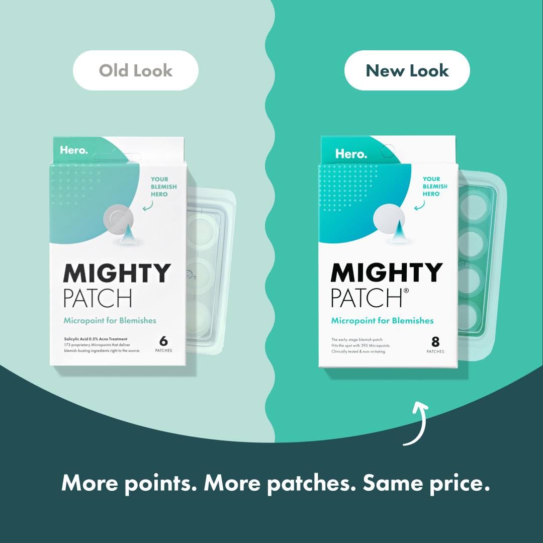 Hero Cosmetics - Mighty Patch Micropoint for Blemishes - 8 Patch(es) - The Oasis of Health