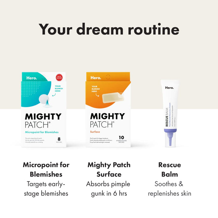 Hero Cosmetics - Mighty Patch Surface - 10 Strip(s) - The Oasis of Health