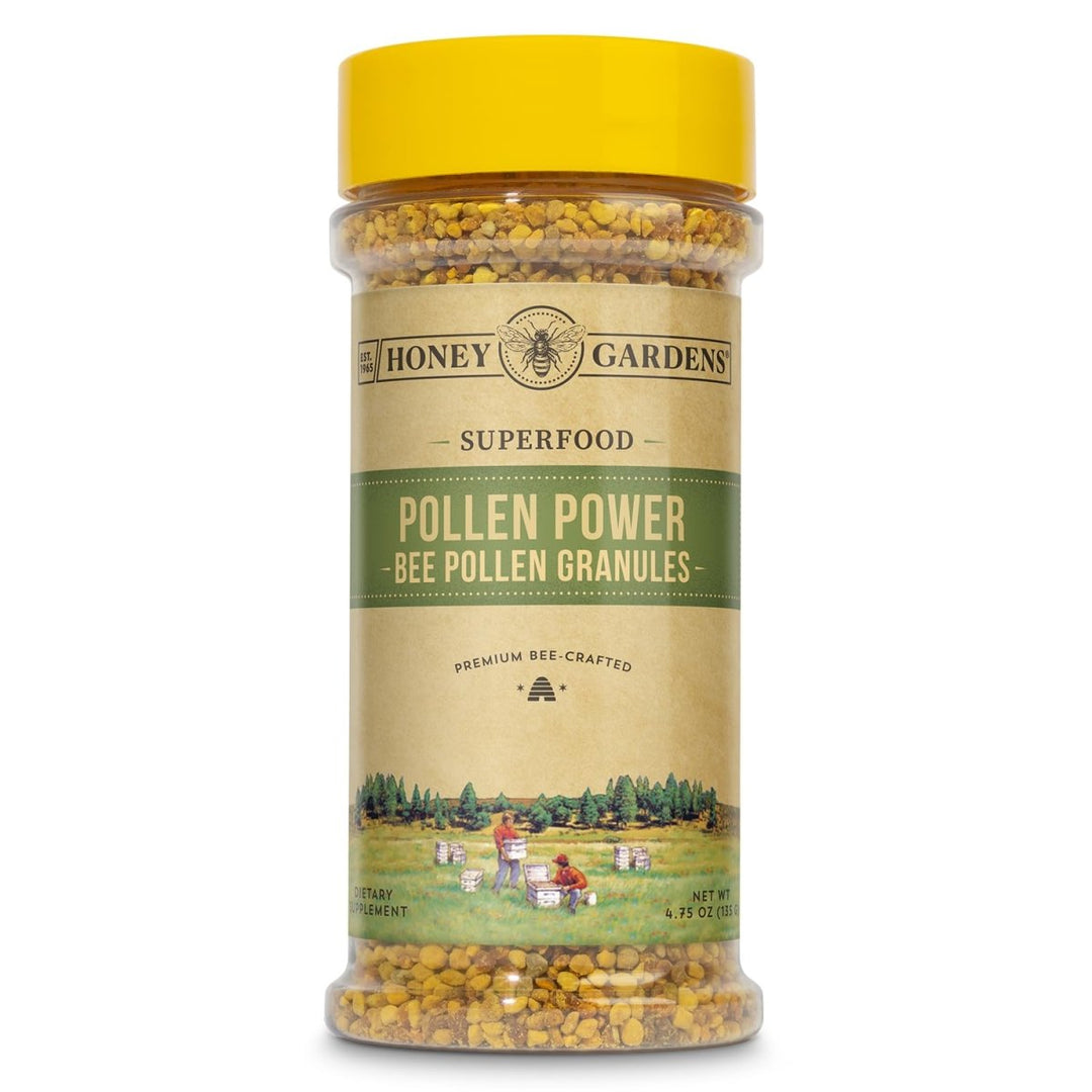 Honey Gardens Premier One Pollen Power Bee Pollen 4.75 Ounce - The Oasis of Health