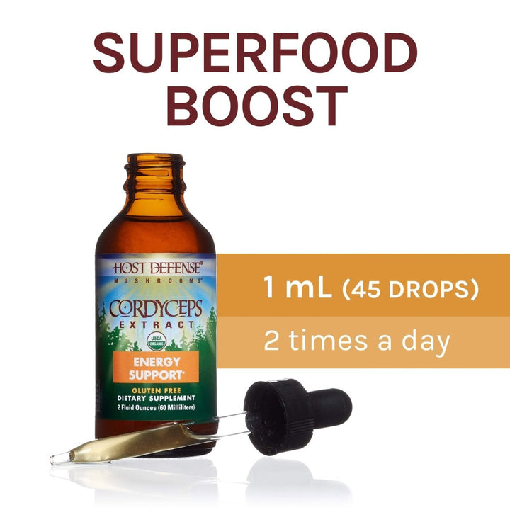 Host Defense Cordyceps Extract 2oz - The Oasis of Health