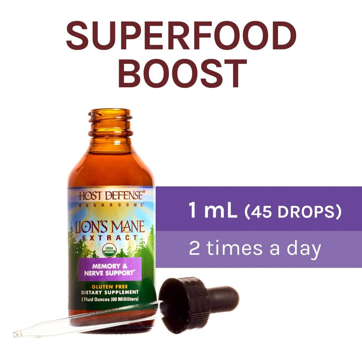 Host Defense Lion's Mane 2oz - The Oasis of Health