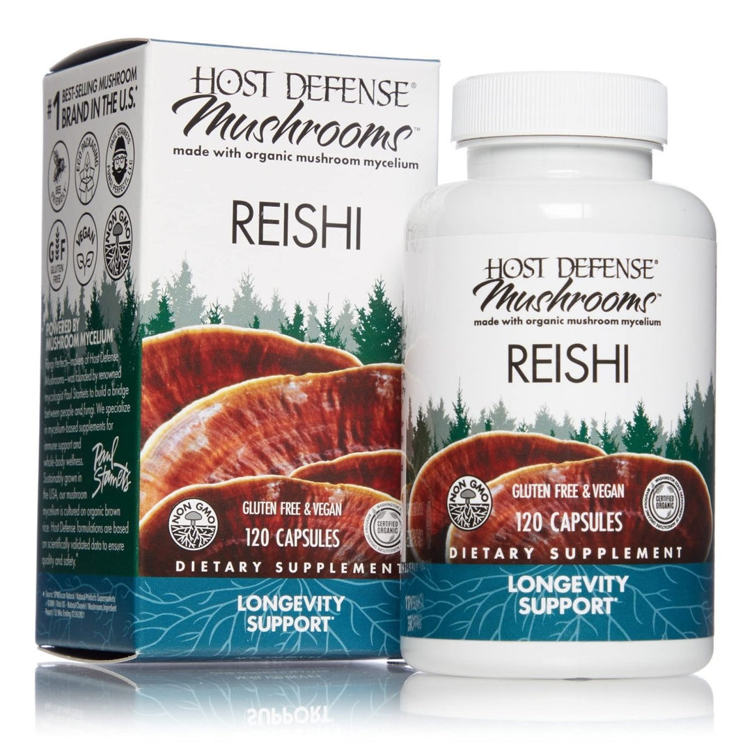 Host Defense Reishi 120 Vcaps - The Oasis of Health