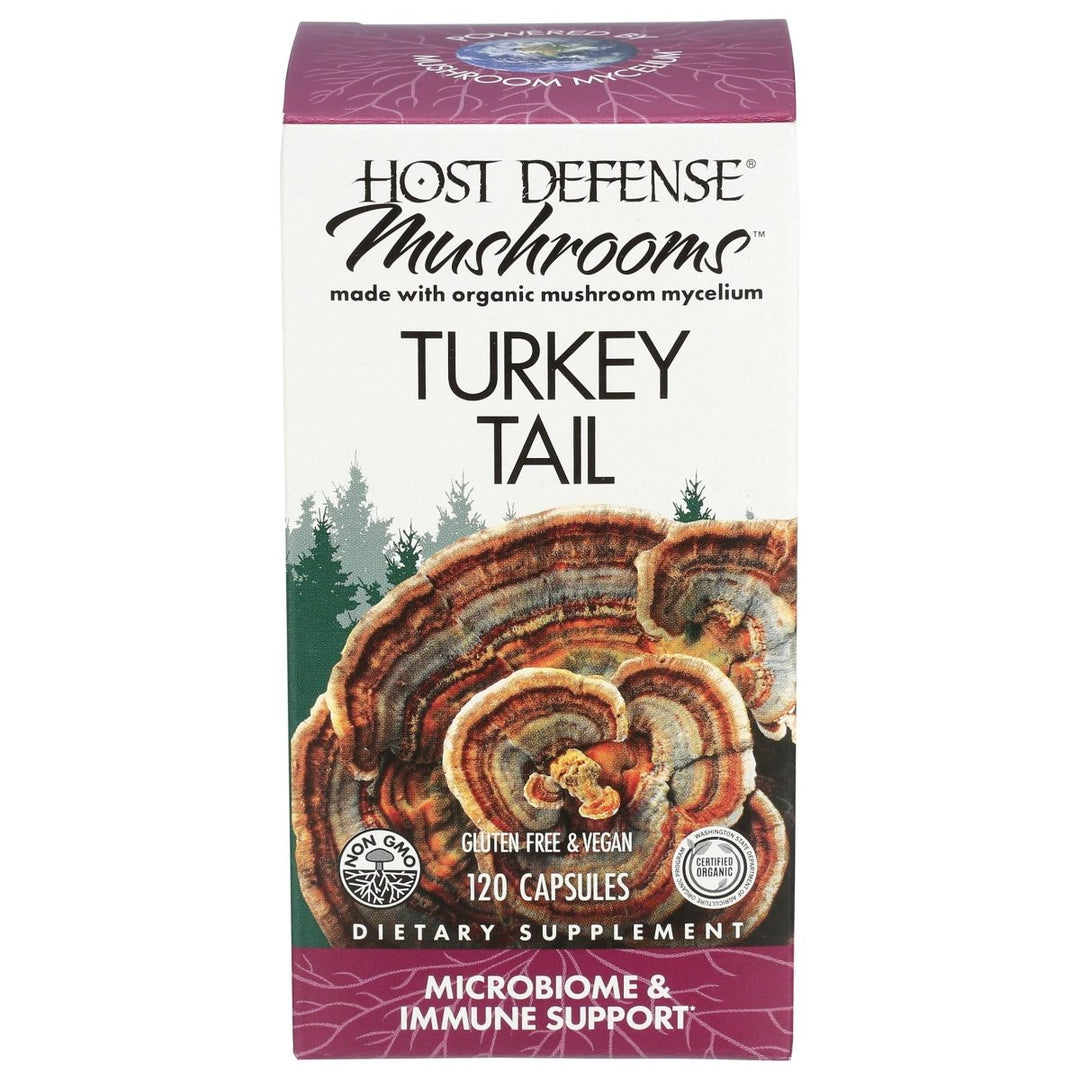 Host Defense Turkey Tail 120 Vcaps - The Oasis of Health