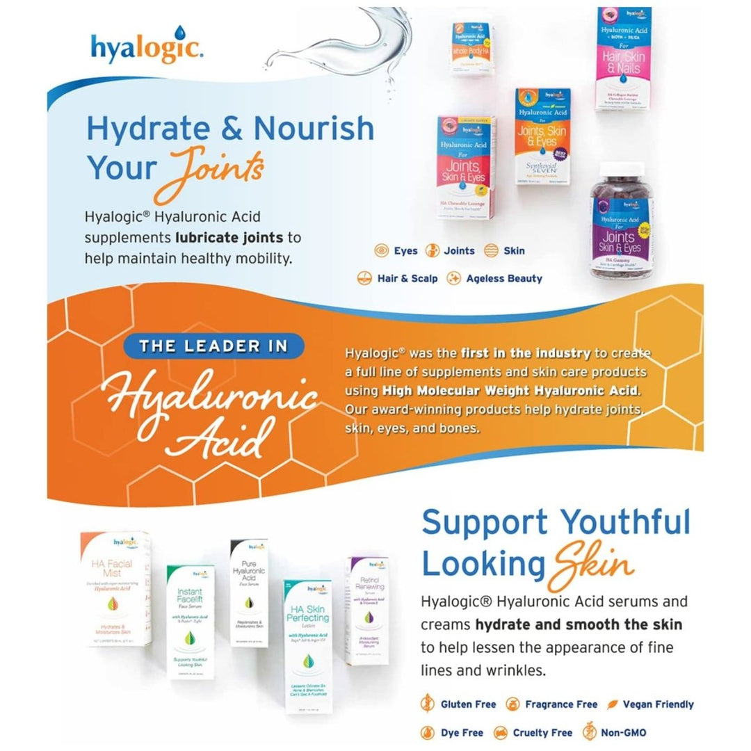 Hyalogic - Episilk Instant Facelift Face Serum with Hyaluronic Acid & Pepha - Tight - 1 fl. oz. - The Oasis of Health
