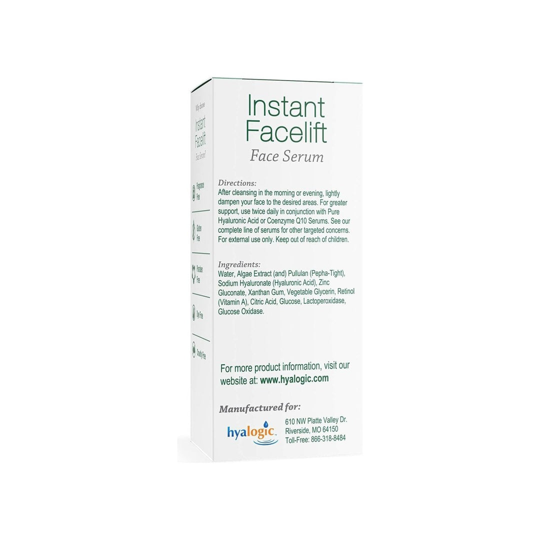 Hyalogic - Episilk Instant Facelift Face Serum with Hyaluronic Acid & Pepha - Tight - 1 fl. oz. - The Oasis of Health