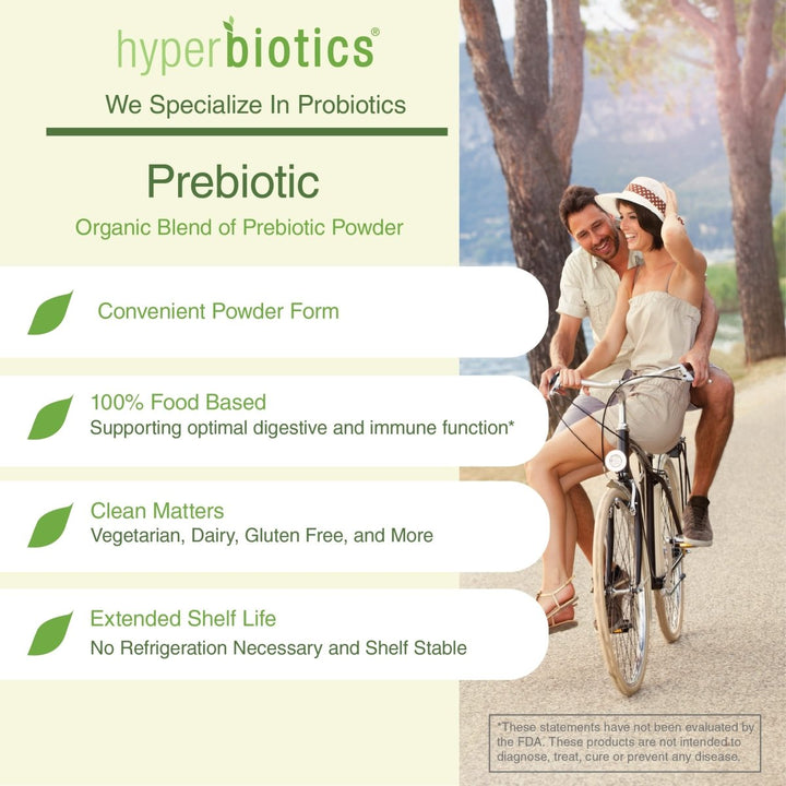 Hyperbiotics - 100% Food Based Prebiotic Powder - 13.23 oz. - The Oasis of Health