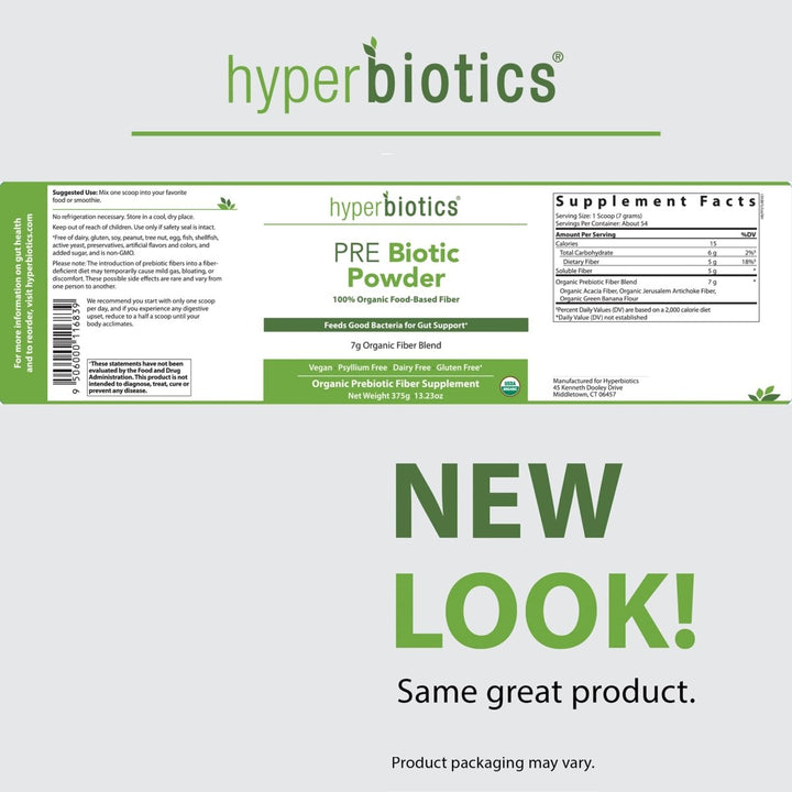 Hyperbiotics - 100% Food Based Prebiotic Powder - 13.23 oz. - The Oasis of Health