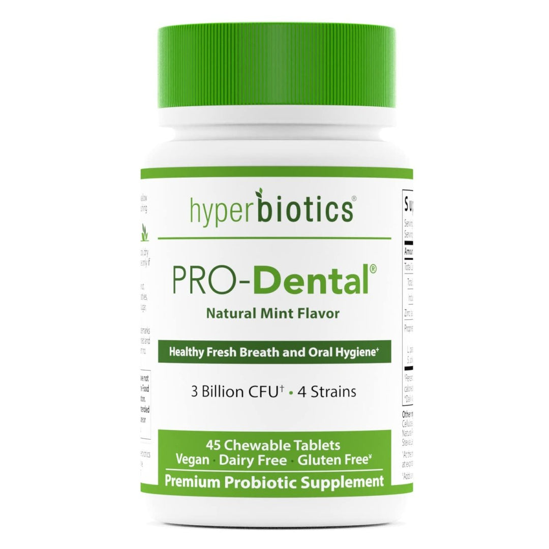 Hyperbiotics PRO - Dental Mint 45 Chewable Tablets - The Oasis of Health