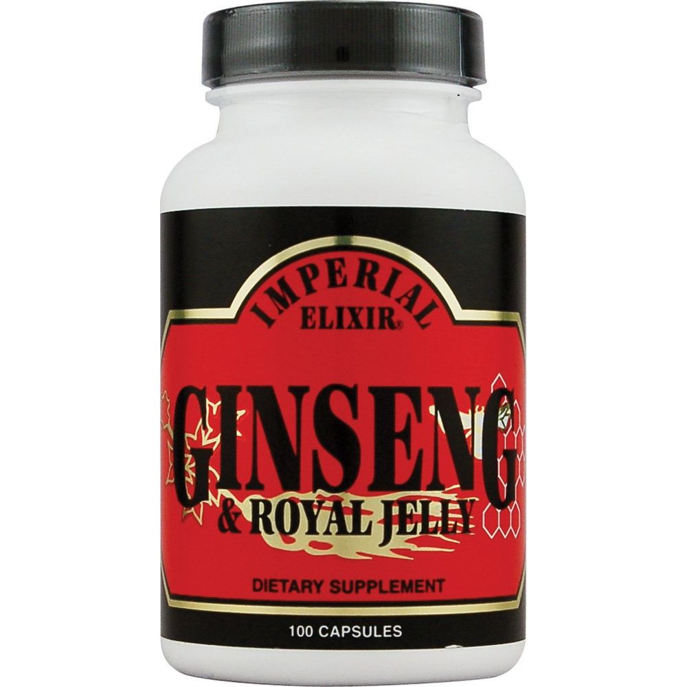 Imperial Elixir Ginseng & Royal Jelly 100 Capsules - IE0010 - The Oasis of Health