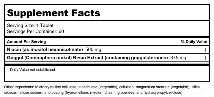 Metagenics - Lipotain, 60 Count - Supplement Facts panel
