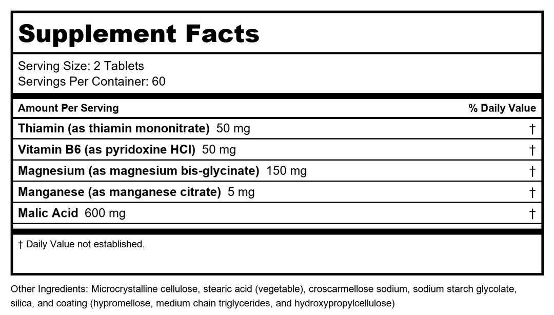 Metagenics - Fibroplex, 120 Count - Supplement Facts panel