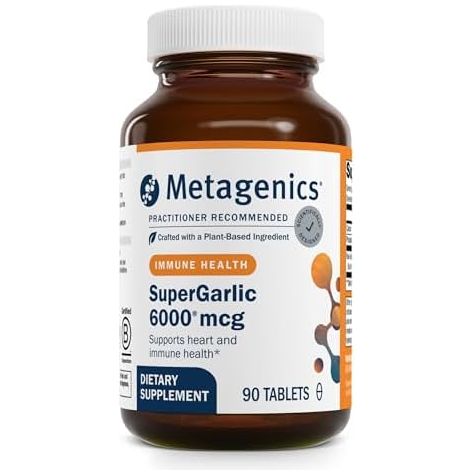 Metagenics - SuperGarlic 6000 90T [Health and Beauty] - Supplement Facts panel