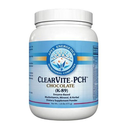 Apex Energetics Clearvite-PCH Chocolate (K-89) - Supplement Facts panel